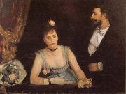 Eva Gonzales A Box at the theatre oil painting